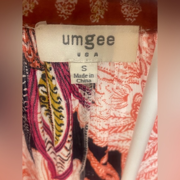 Umgee Floral Paisley Tunic or Dress - Small - Picture 3 of 4